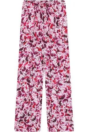 DRIES VAN NOTEN Pantalon à imprimé graphique