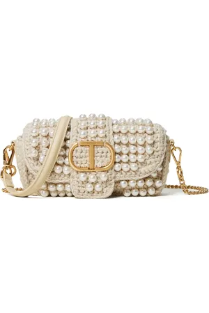 Twin-Set Sac en crochet à ornements de perles