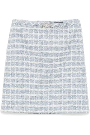VERSACE Minijupe trapèze en tweed