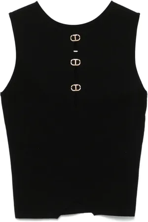 Twin-Set Haut à plaque logo