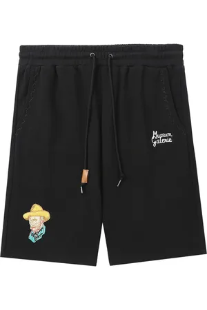 Musium Div. Short de sport à appliqué Van Gogh