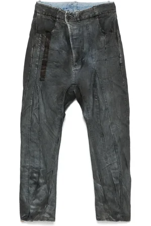 11 BY BORIS BIDJAN SABERI Jean à effet usé