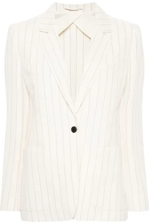 Max Mara Blazer à fines rayures