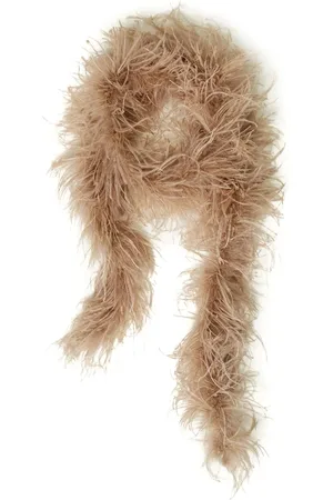 Twin-Set écharpe ornée de plumes