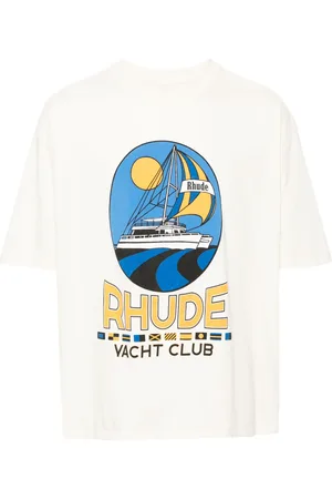 Rhude T-shirt Yatch Club en coton