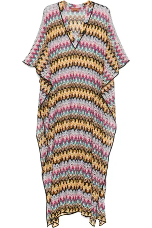 Missoni Caftan à effet métallisé