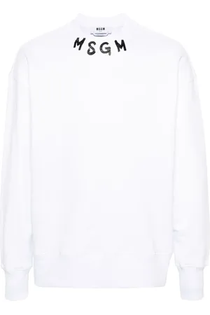 Msgm Sweat en coton à logo imprimé