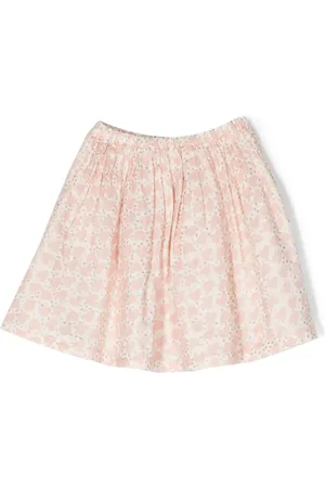 BONTON Minijupe en coton à imprimé graphique