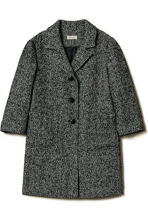 Twin-Set Manteau à chevrons