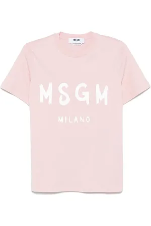 Msgm T-shirt à logo imprimé
