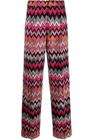 Missoni Pantalon droit à motif zig-zag