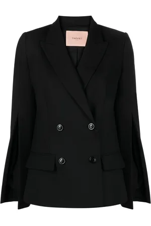 Twin-Set Blazer croisé à fentes latérales