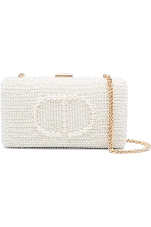 Twin-Set Pochette à perles artificielles