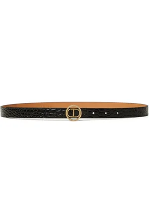 Twin-Set Ceinture à effet peau de crocodile