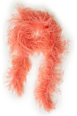Twin-Set écharpe ornée de plumes