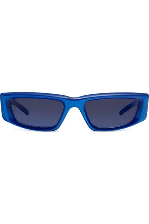 Gentle Monster Lunettes de soleil rectangulaires Silver Clouds BL3