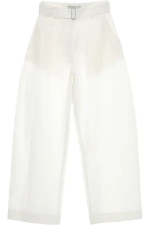 STUDIO NICHOLSON Pantalon à taille ceinturée