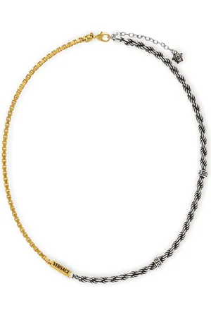 VERSACE Collier à logo gravé