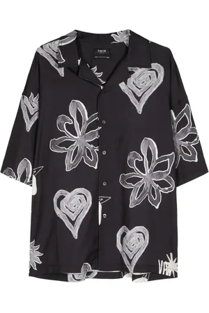 FIVE CM Chemise en coton mélangé à fleurs