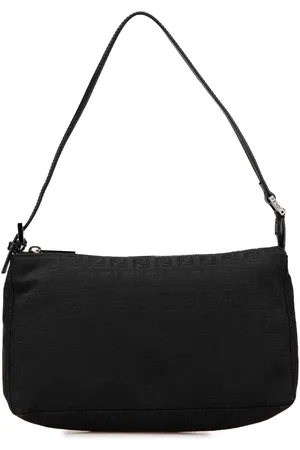 Fendi 2000-2010 Zucchino Canvas Pochette shoulder bag