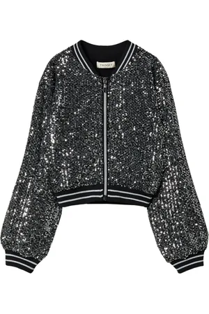 Twin-Set Veste bomber à sequins