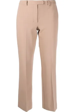 Max Mara Pantalon droit à coupe courte