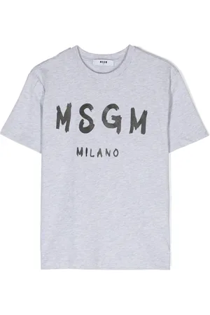 Msgm T-shirt en coton à logo imprimé