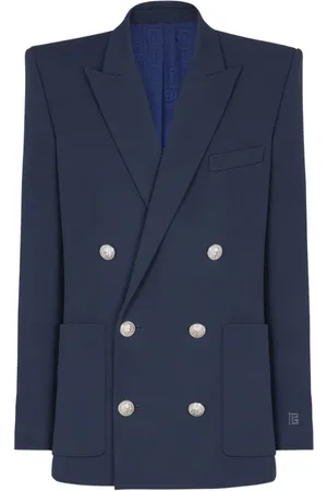 Balmain Blazer à fini grainé