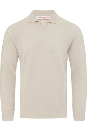 Orlebar Brown Polo Bruno à manches longues