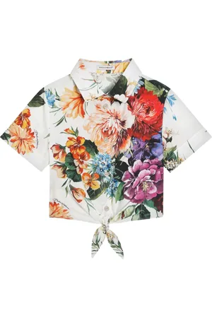 Dolce & Gabbana Chemise en coton à fleurs