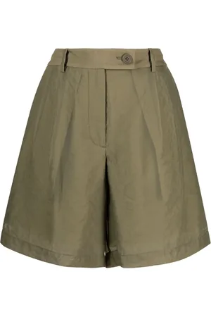 Helmut Lang Short transparent à design plissé