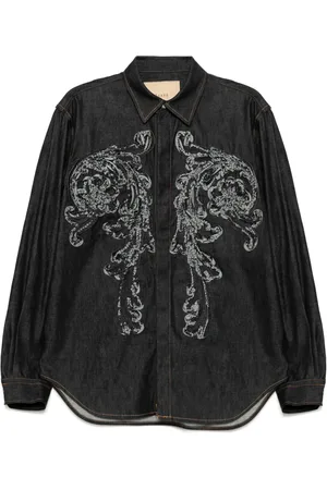 Taakk Chemise Sculpture en jean