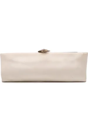 CHANEL 2011 Camellia Satin clutch bag
