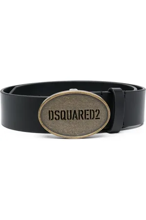 Dsquared2 Ceinture en cuir à boucle logo