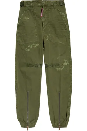 Dsquared2 Pantalon droit à effet usé