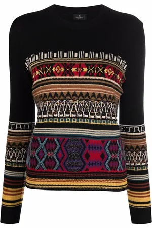 Etro Pull en maille intarsia