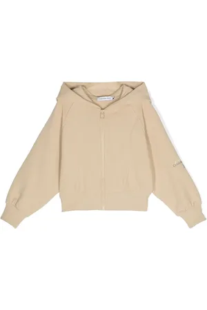 Calvin Klein Hoodie zippé à logo imprimé