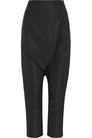 Uma Raquel Davidowicz Pantalon court à effet drapé
