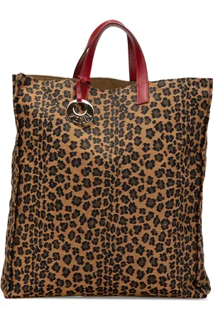 Fendi 2010-2025 Leopard Print Canvas tote bag