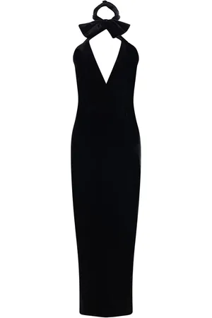 Alessandra Rich Robe à détail de nœud