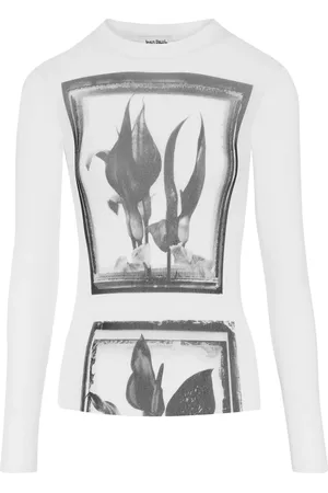 Jean Paul Gaultier Haut fleuri à manches longues