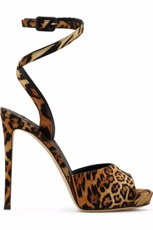 Giuseppe Zanotti Sandales Cordelia à imprimé léopard