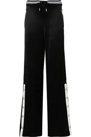 Alessandra Rich Pantalon de jogging à coupe droite