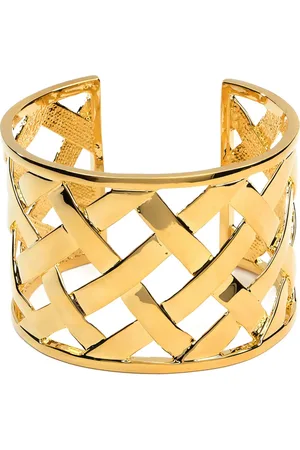 Kenneth Jay Lane Bracelet manchette à design tressé