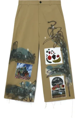 WESTFALL Pantalon ample à imprimé graphique