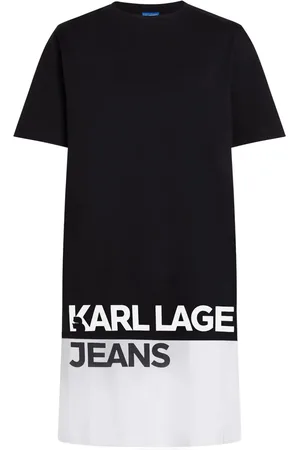 Karl Lagerfeld Robe courte à design bicolore