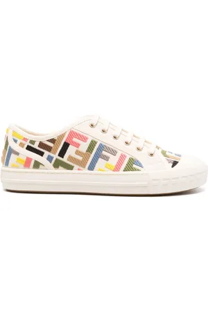 Fendi Baskets Domino en toile