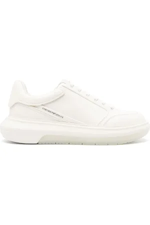 Emporio Armani Baskets en cuir