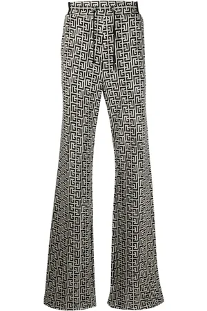 Balmain Pantalon à motif monogrammé