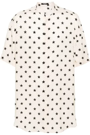 Balmain Chemise à design sans col